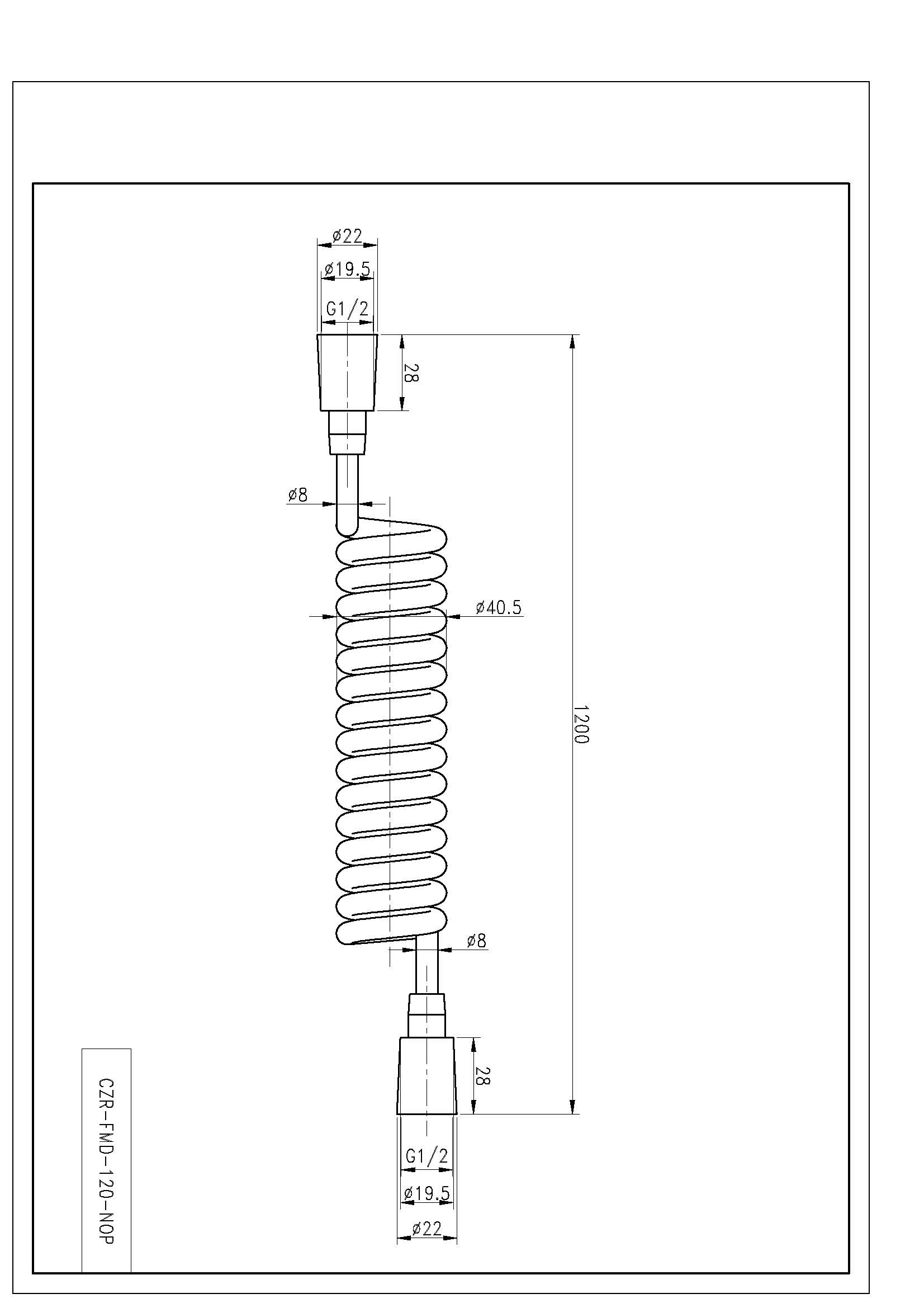 Приобрести cezares шланг для душа czr-fmh-120-nop