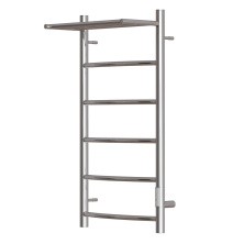 Полотенцесушитель электрический Point 400х800 Афина с полкой П5, хром PN04848P