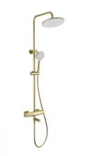 Душевая система с термостатом WONZON & WOGHAND NEO, Брашированное золото (WW-B3035-A3-BG)