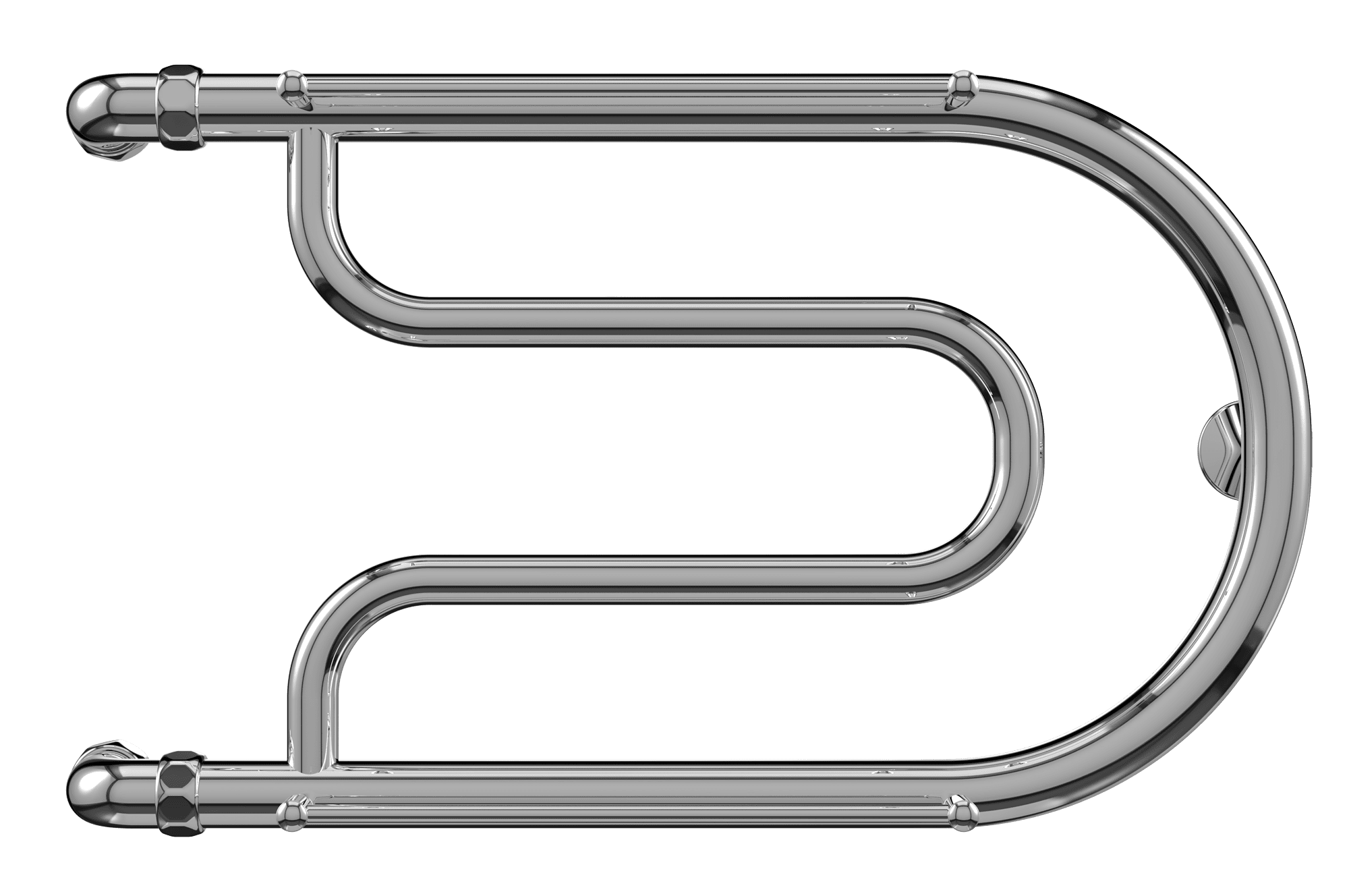 Приобрести полотенцесушитель 320х600 мм водяной terminus фокстрот п-образный, хром 4620768881244