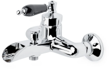 Boheme Смеситель для ванны Vogue, хром\черный 223-BLC