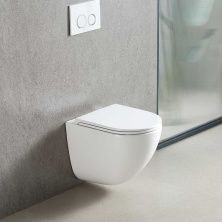 Vincea Унитаз подвесной Tornado Bien, ультратонкое сиденье, микролифт, белый VT1-51T