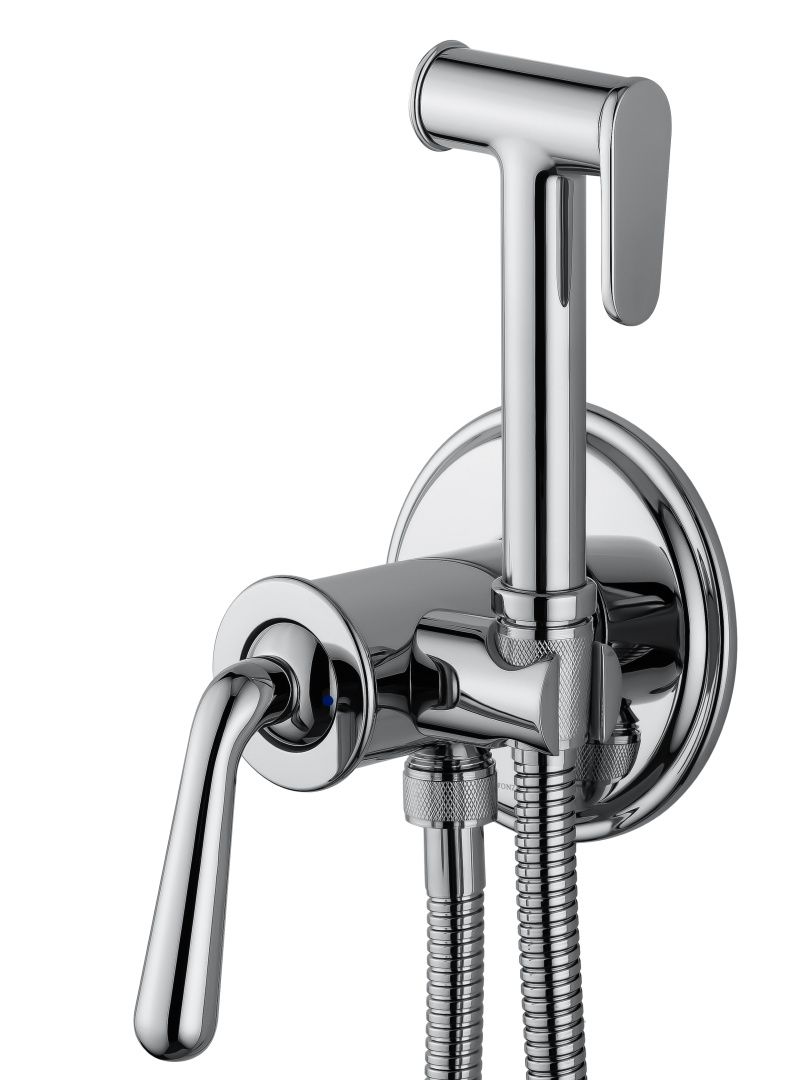 Приобрести смеситель с гигиеническим душем встраиваемый wonzon & woghand steam, хром (ww-88829008-cr)