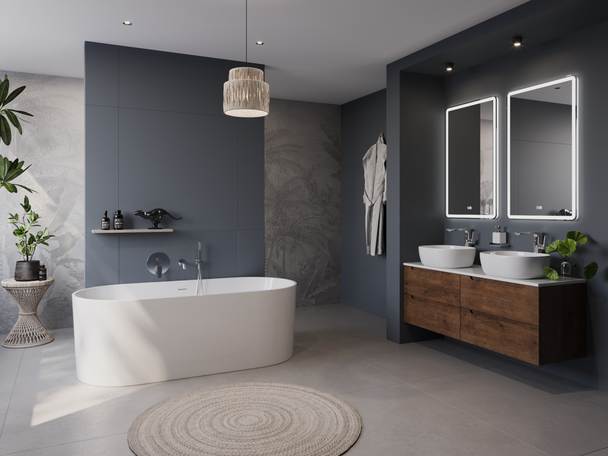 Приобрести belbagno акриловая ванна 180х80 см, отдельно стоящая, белая bb705-1800-800