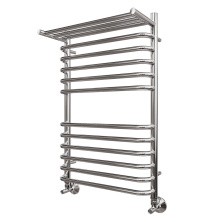 Полотенцесушитель водяной Point 500х800 Нептун с полкой П11, хром PN09158SP