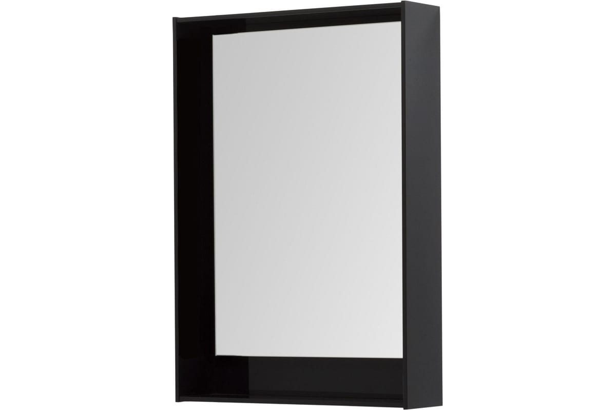 Приобрести aquanet зеркало милан 60 см с led подсветкой, черное