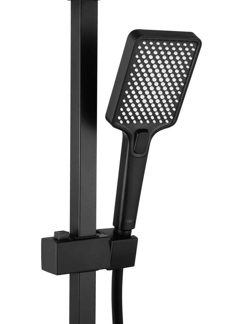 Приобрести душевая система wonzon & woghand cube, черный матовый (ww-88739016-mb)