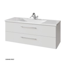 Caprigo Тумба с раковиной подвесная Accord 120 см, белая 2215-SF027