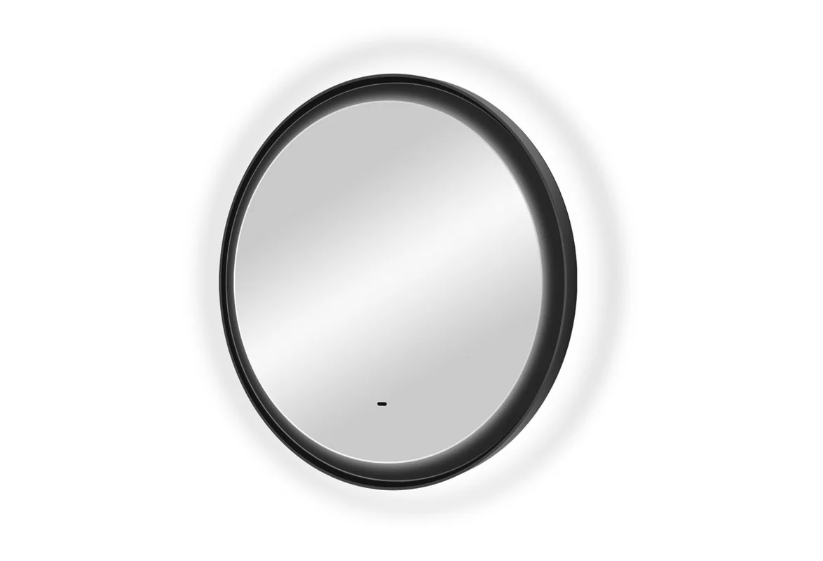 Приобрести continent зеркало с подсветкой planet black 70х70 см, черное