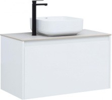 Aquanet Тумба со столешницей Nova Lite 90 см, белая (1 ящик)