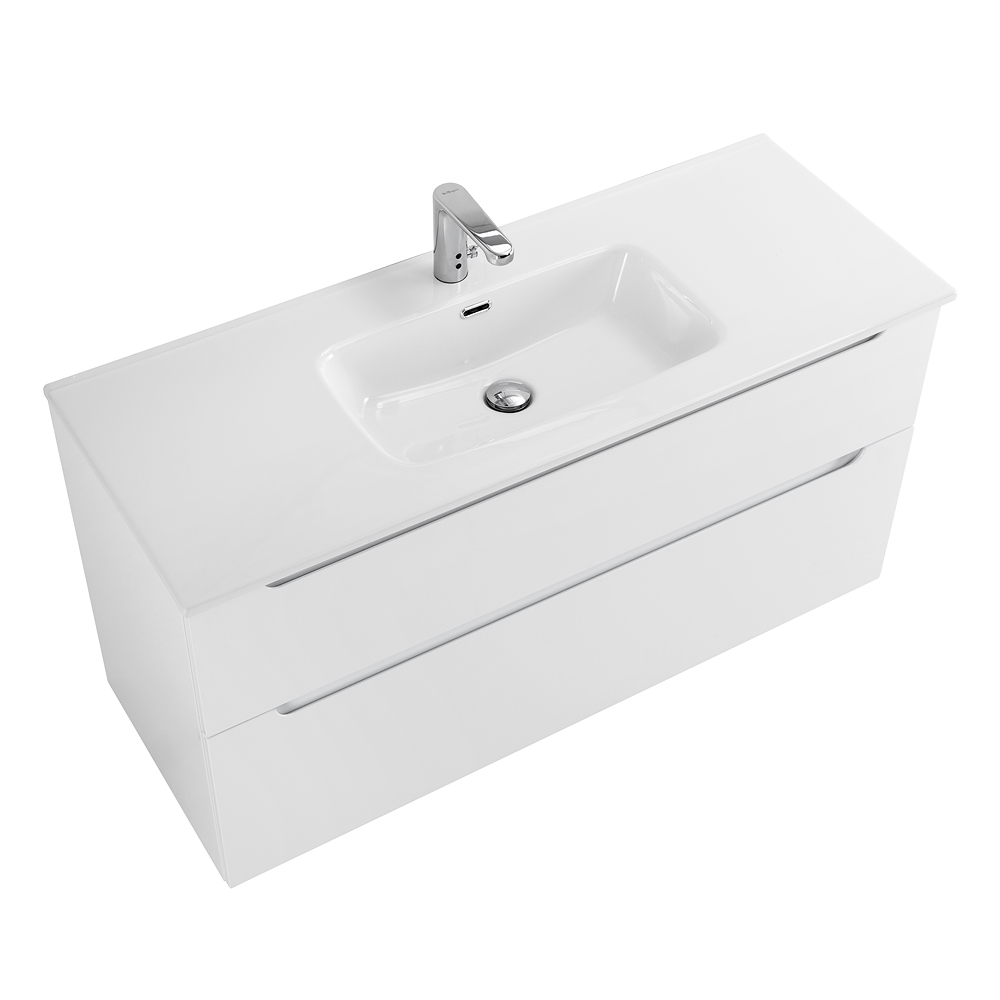 Приобрести belbagno тумба с раковиной etna-h60 120 см, подвесная b bianco lucido, белая раковина