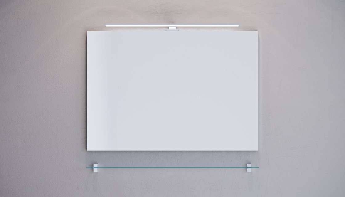 Приобрести зеркало velvex klaufs media 100x75 см с led-светильником, сенсорное включение zkkla.100-14