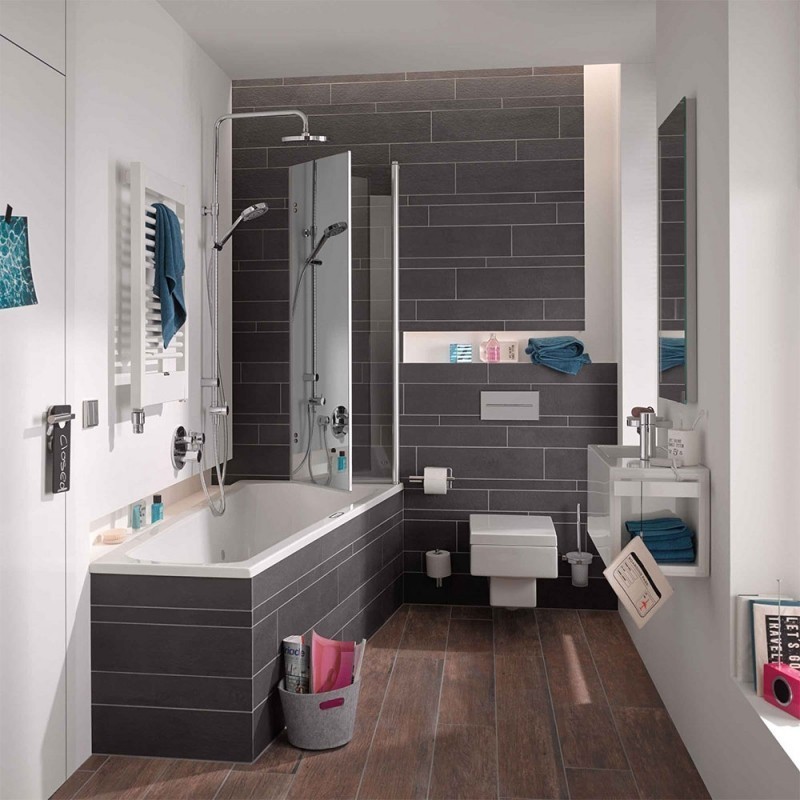 Приобрести kludi смеситель для душа скрытого монтажа zenta с термостатом, запорный вентиль-переключатель, 170мм, хром 388300545