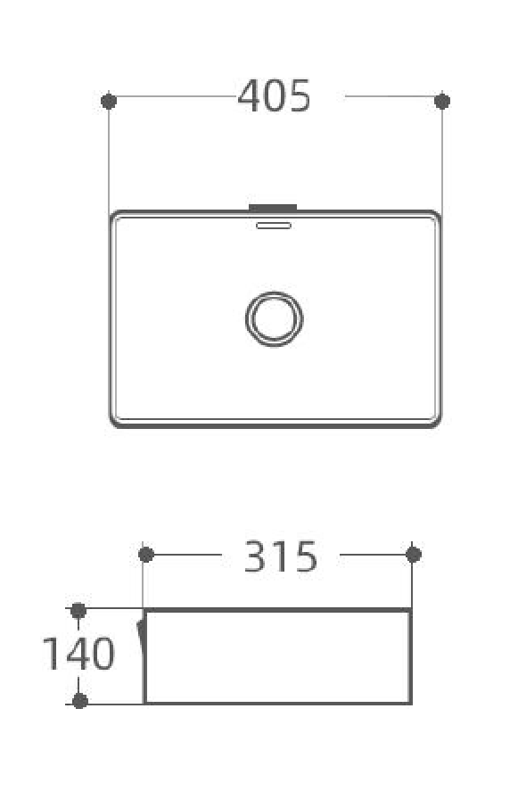 Приобрести aquanet раковина perfect-1 40х31 см, белая