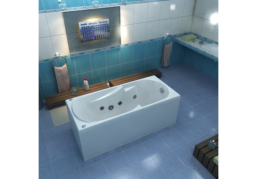 Приобрести акриловая ванна bas мальдива стандарт (на ножках) 160х70