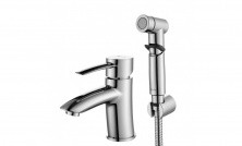 LEMARK Смеситель для раковины Atlantiss с гигиеническим душем, хром LM3216C