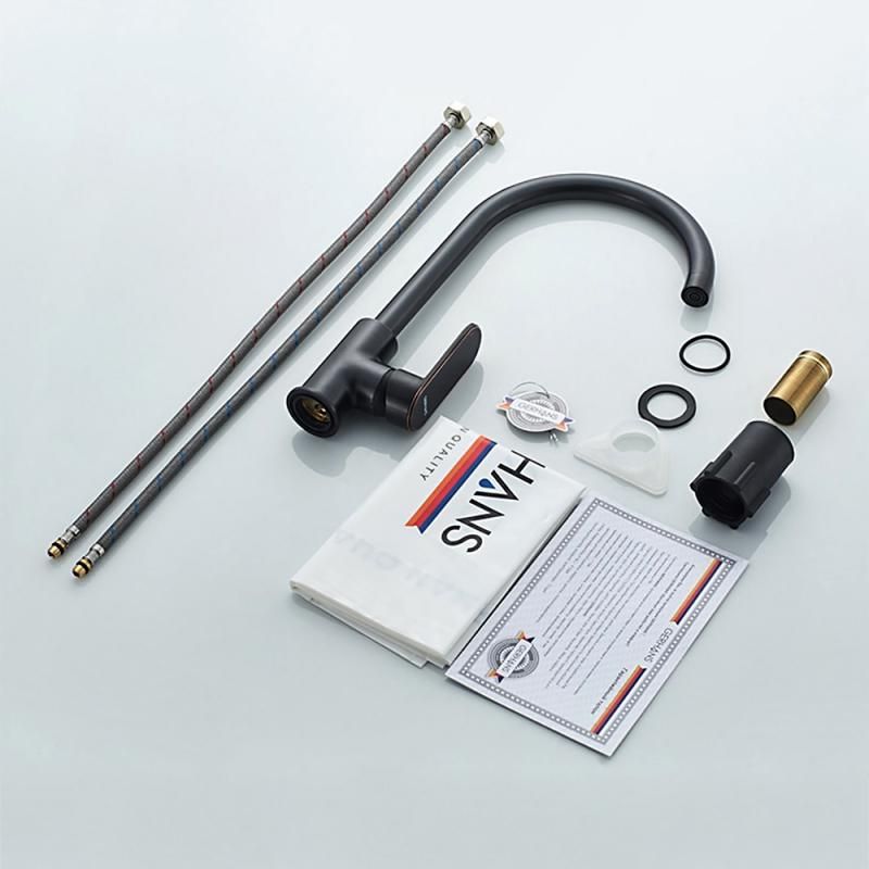 Приобрести gerhans смеситель для кухни k22t, черная бронза k14022t