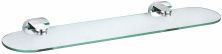 Стеклянная полка для ванной WONZON & WOGHAND FIRST, Хром (WW-8427)
