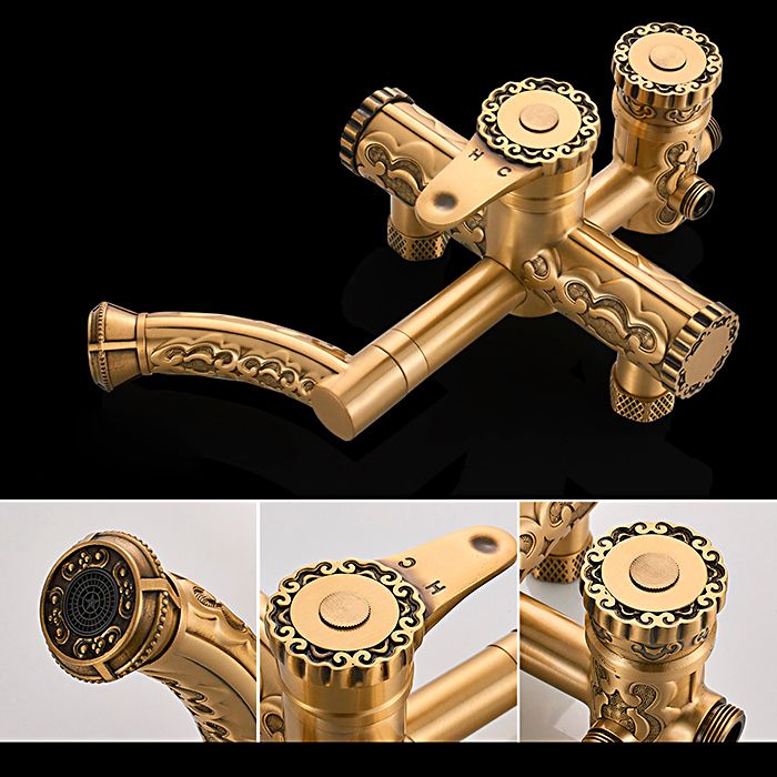 Приобрести gerhans душевая система к19, античная бронза k19018