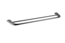 CEZARES Полотенцедержатель LINER, 60 см, двойной, оружейная сталь LINER-THD-60-GM