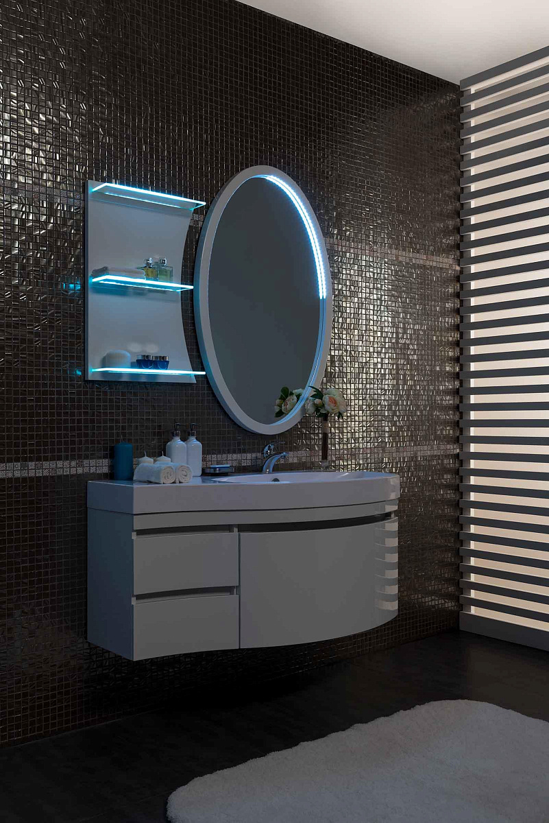 Приобрести aquanet тумба с раковиной опера 115 см, r белая 00212992