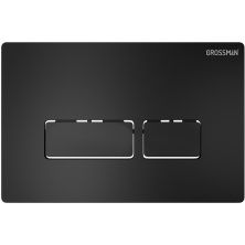 Grossman Клавиша смыва Pragma, черный матовый 700.K31.03.210.210
