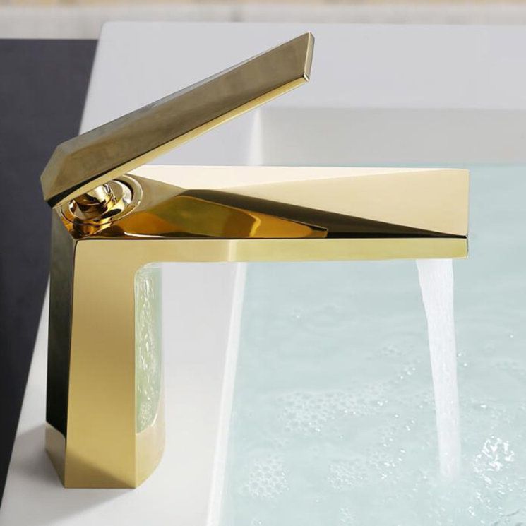 Приобрести boheme смеситель для раковины venturo, золото 381