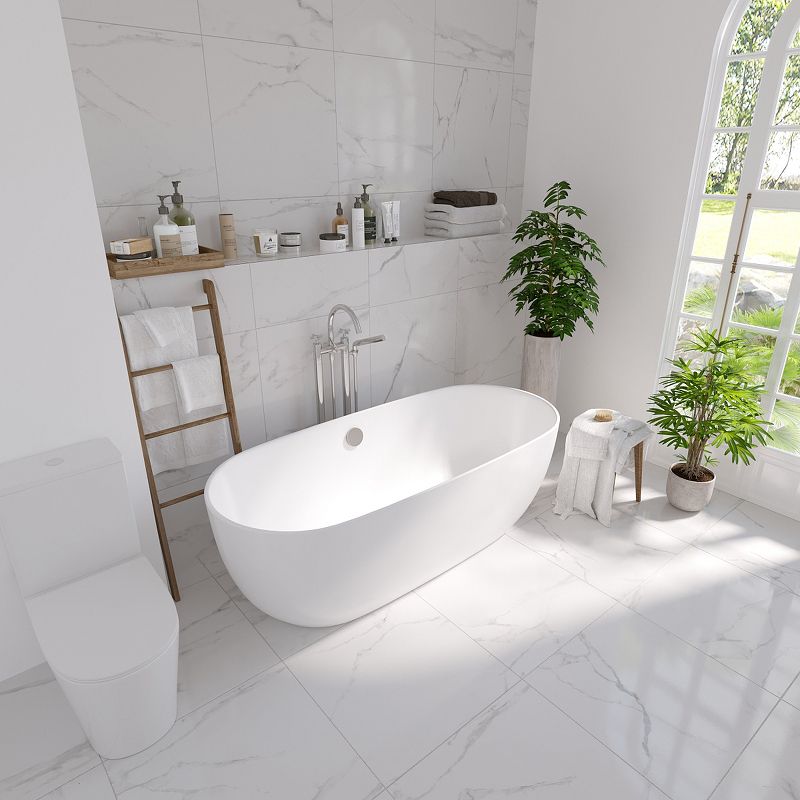 Приобрести grossman отдельностоящая ванна classic 150x75 см, белая gr-2401