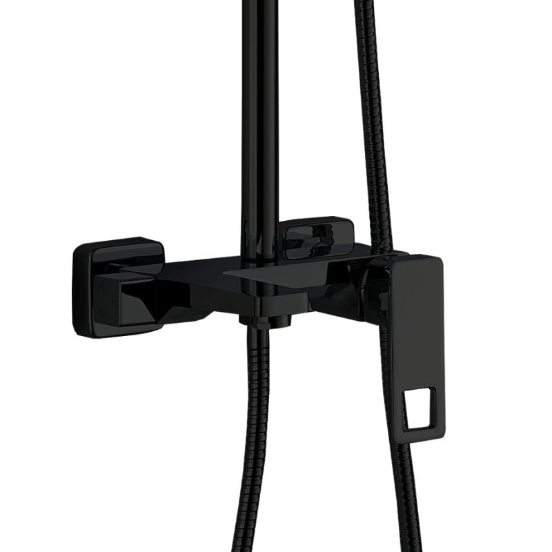 Приобрести haiba душевая система, прямоугольная d-275мм, черный hb24615-7