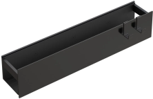 Boheme Полка в ванную комнату Space 60 см, черный хром 10966-SGM