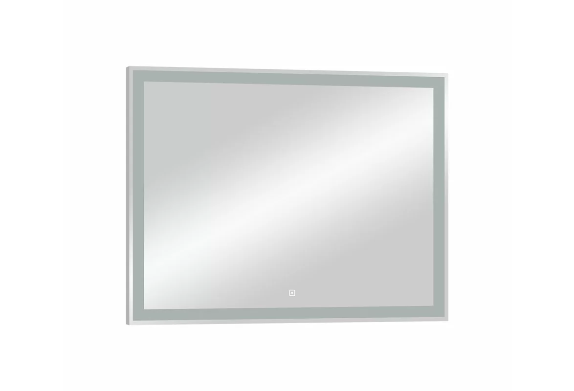 Приобрести continent зеркало с подсветкой mercury 90х70 см, белое