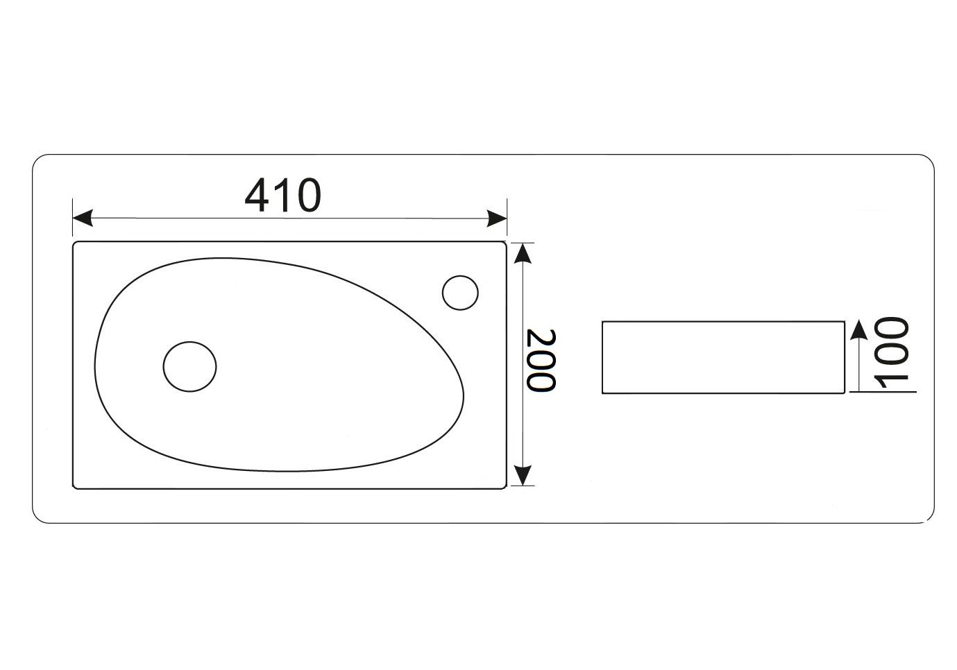 Приобрести раковина подвесная ceramalux 40 см n 9265