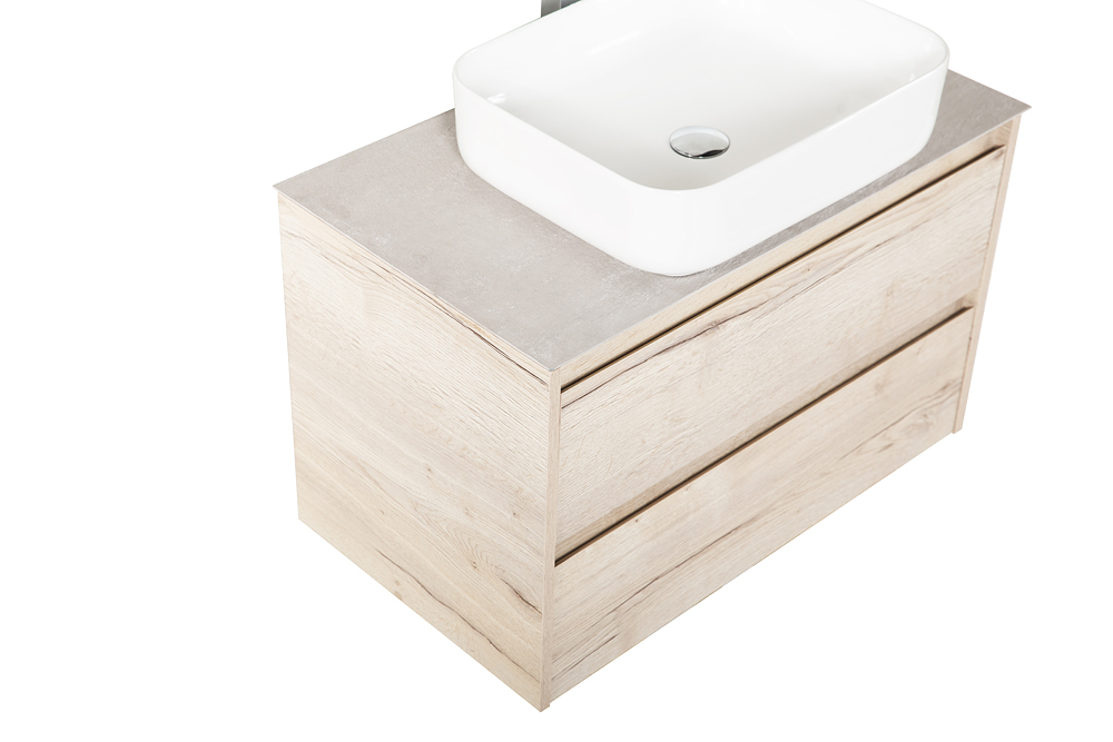 Приобрести belbagno тумба со столешницей kraft 80 см, подвесная rovere galifax bianco