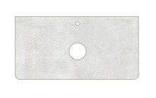 Mirsant Столешница Grey Light 100 см, светло серая УТ000068961