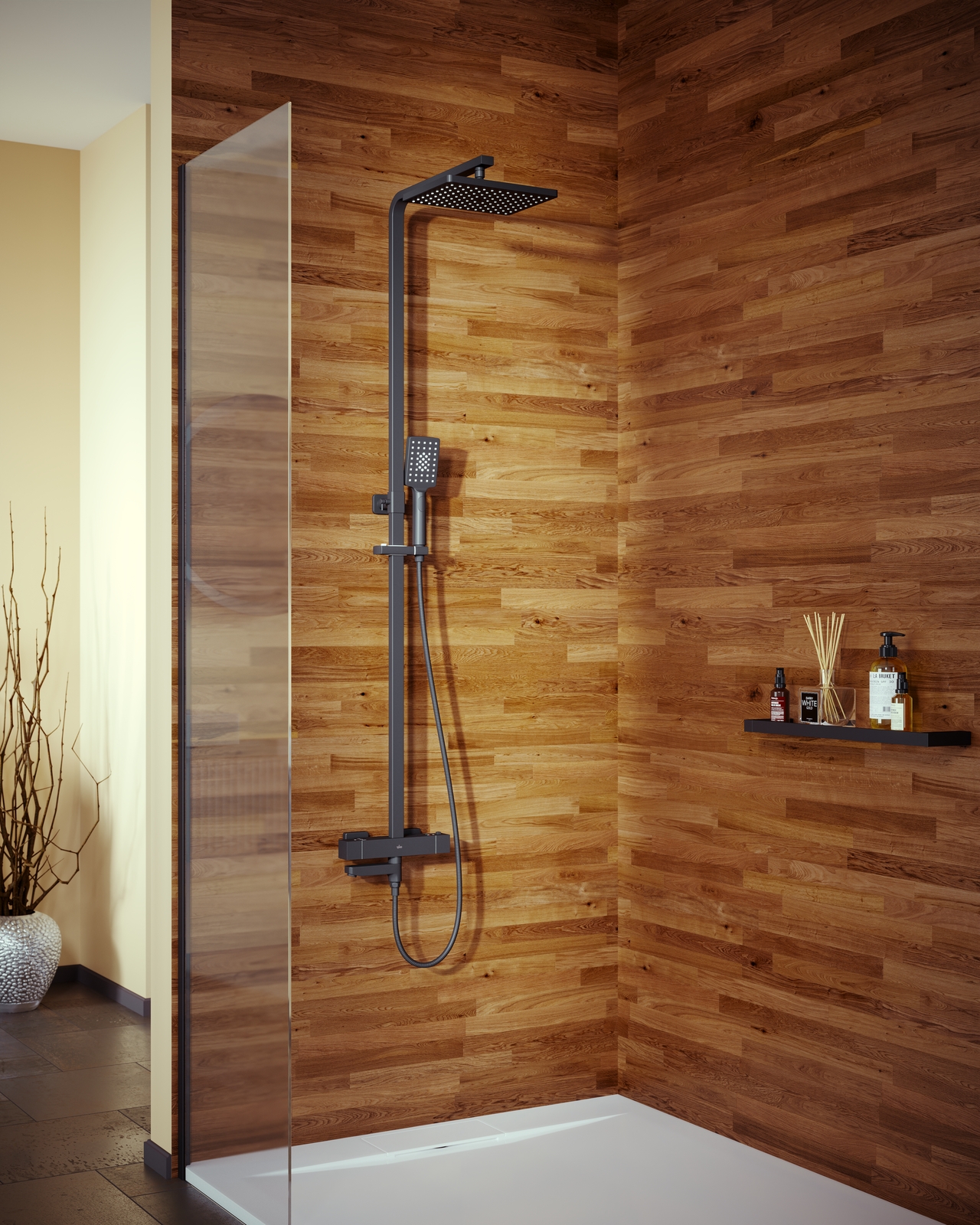 Приобрести душевая система с термостатом timo tetra-thermo sx-0169/03 черный