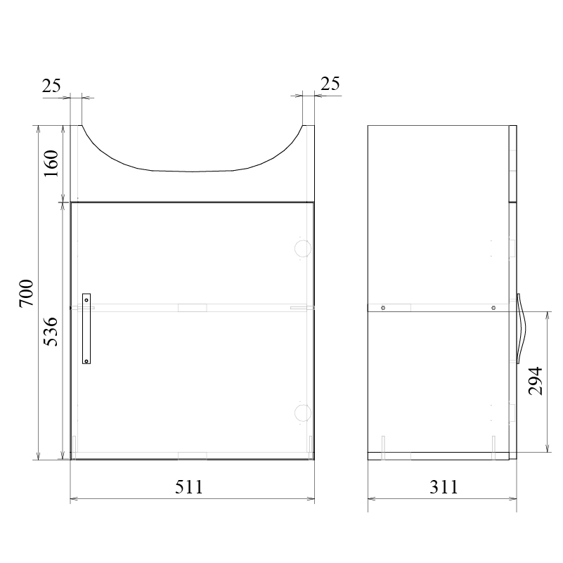 Приобрести mirsant тумба напольная nova лайт 55 см с раковиной балтика-55, белая ут000072559