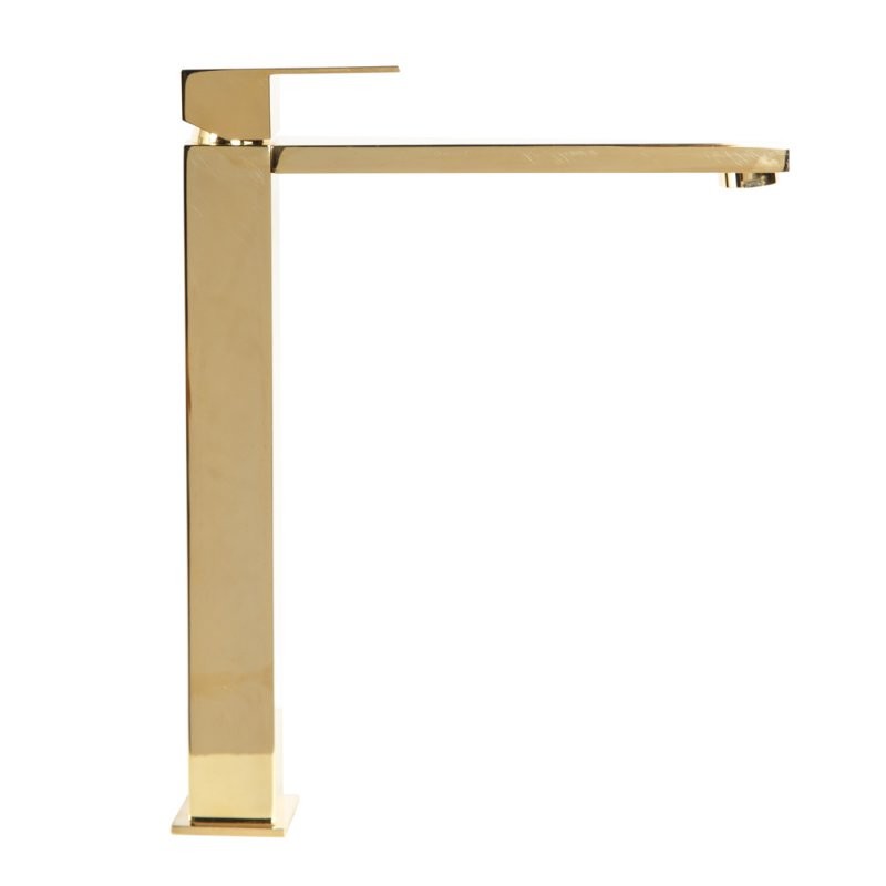 Приобрести cezares смеситель для раковины unika, высокий, золотой unika-lc-03/24-w0