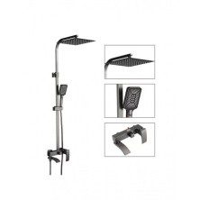 Gappo Душевая система G2407-9, с изливом, оружейная сталь