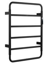 Полотенцесушитель электрический WONZON & WOGHAND WISMAR, Черный матовый (WW-AL201-MB)