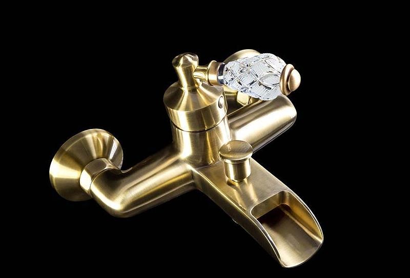 Приобрести boheme смеситель для ванны vogue, бронза, кристаллы 203-crst