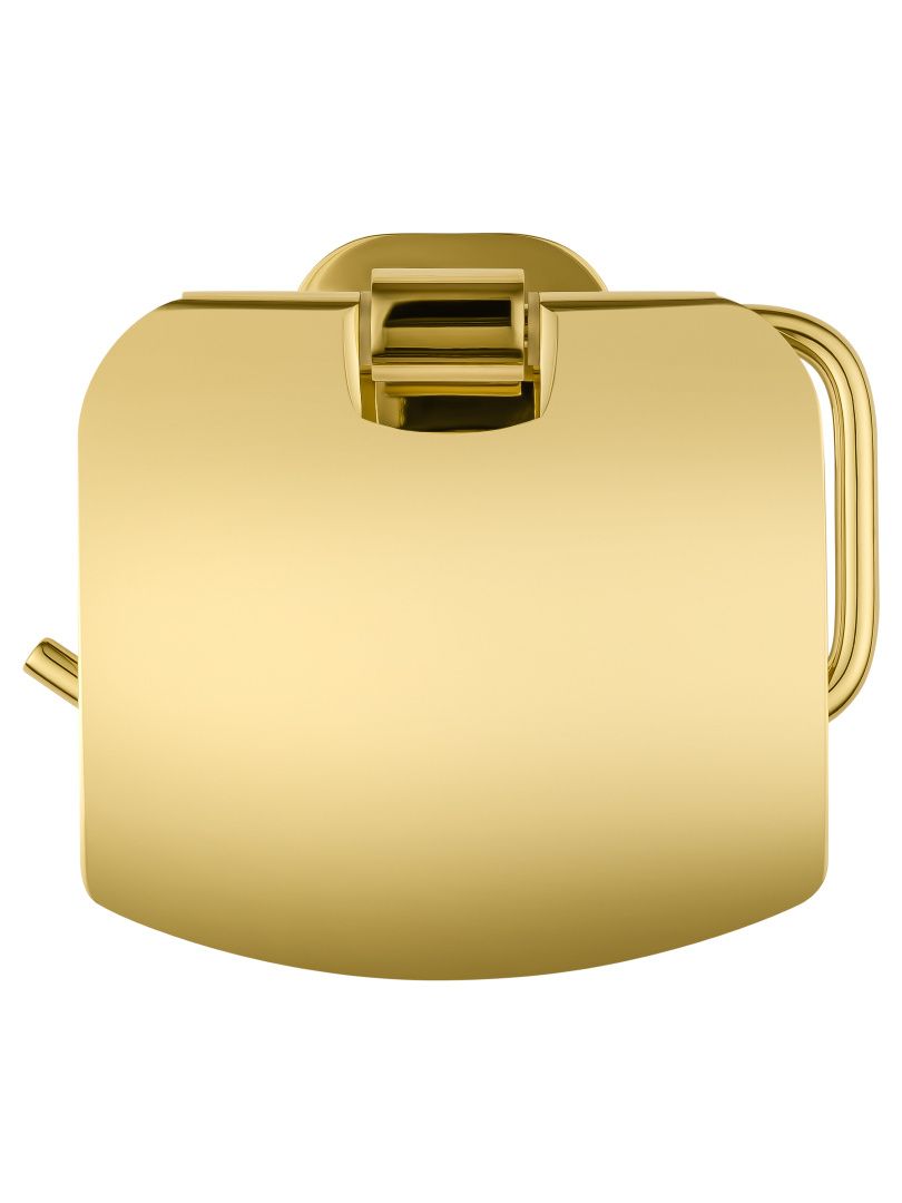 Приобрести держатель для туалетной бумаги с крышкой wonzon & woghand first, глянцевое золото (ww-8426-lg)