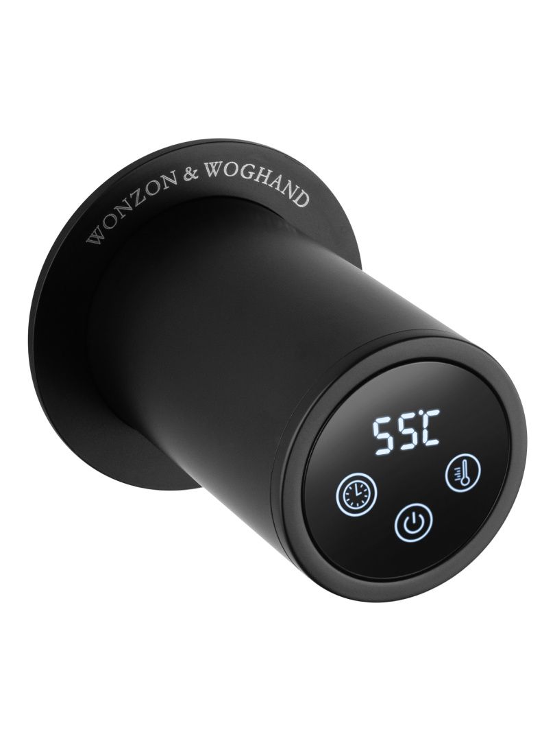 Приобрести полотенцесушитель электрический встраиваемый wonzon & woghand hamburg, черный матовый (ww-al313-mb)
