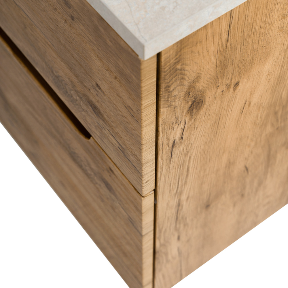 Приобрести belbagno тумба со столешницей etna-h60 100 см, подвесная rovere nature