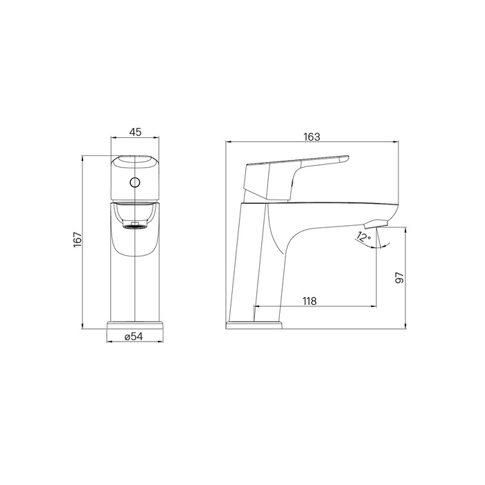 Приобрести iddis смеситель для раковины zodiac 167мм, хром, zodsb00i01