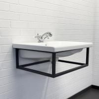 Сomforty Консоль с раковиной 60 см. черный муар