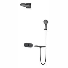 Vincea Встраиваемая душевая система Futura, черная матовая VSFW-2F12TMB