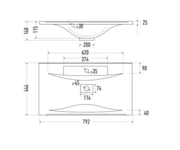 Приобрести mirsant тумба подвесная next 80\1 80 см с раковиной premier-80 ут000020467