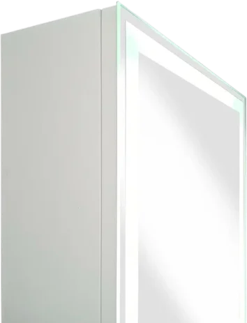 Приобрести continent зеркало шкаф с подсветкой allure 35х65 см, сенсорный включатель, левосторонее, белое