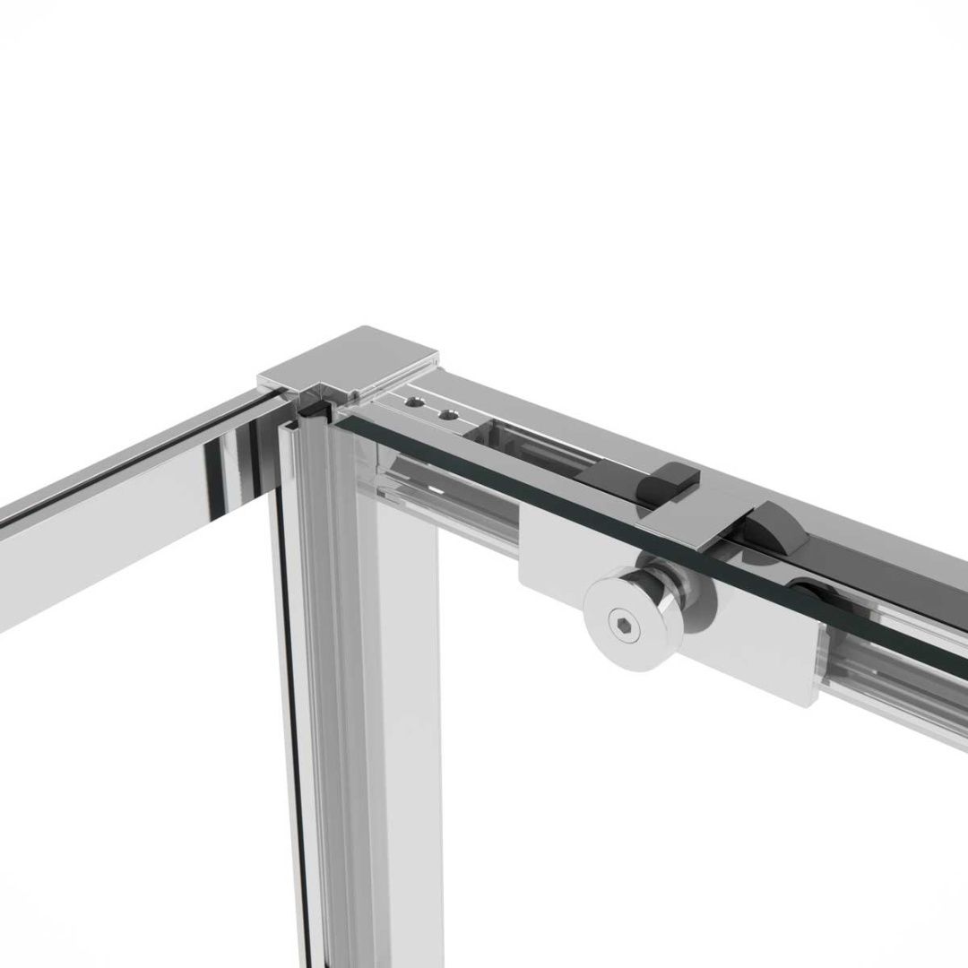 Приобрести vincea душевое ограждение slim soft 100х140 см, прозрачное, хром vsr-1ss1014cl