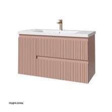 Caprigo Тумба с раковиной FORTE-Smalty TYPE 100 см, левая, пудра